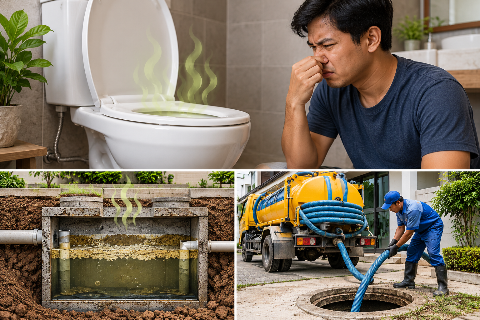 Penyebab bau WC dari saluran dan septic tank yang perlu diperiksa
