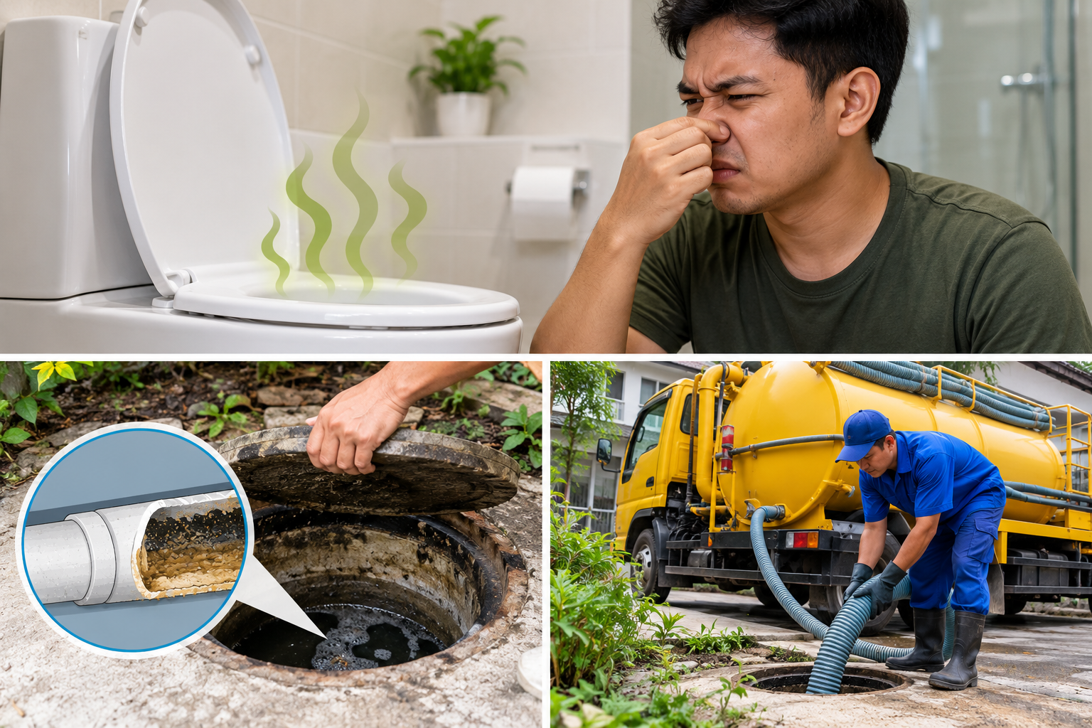 WC bau padahal tidak mampet dan penyebab bau dari sistem sanitasi